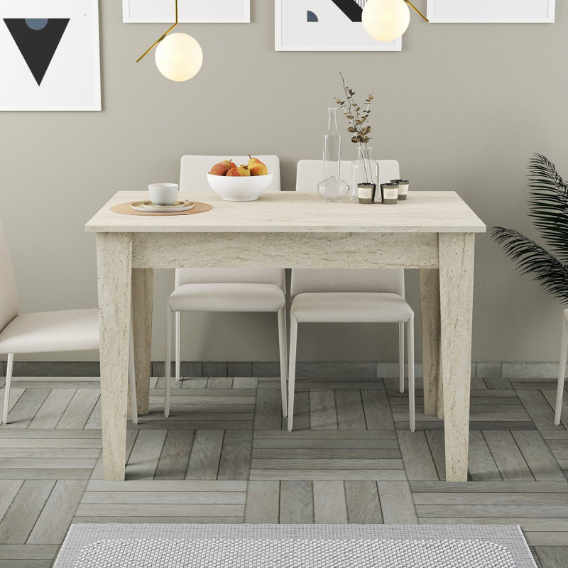 Table de cuisine, Travertin, Travertin