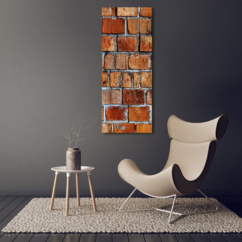 Brick Wall - Wrapped Canvas Print