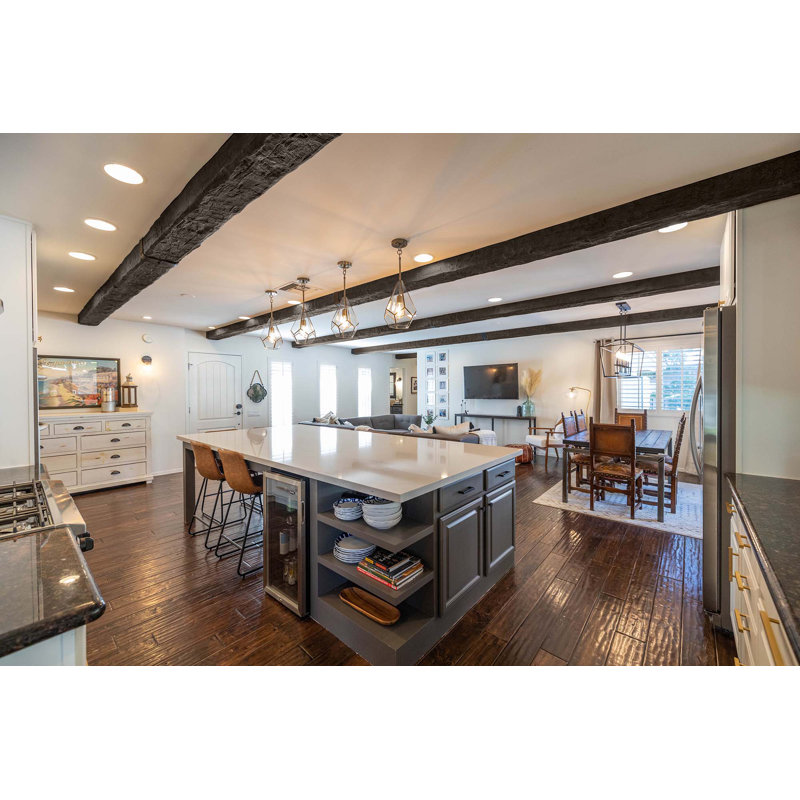 Dark Walnut Hand Hewn Faux Wood Beam 12.75 ft