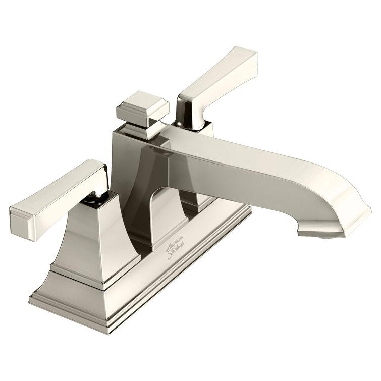 American Standard 7455207.013 Town Square S Centerset 2-handle Bathroom Faucet with Drain Assembly