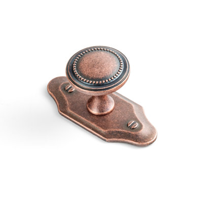 1 1/3" Mushroom Knob With Backplate(G023)