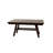 Dark Walnut Rectangular Dining Table, Built With Superior Rubberwood Construction Contemporary Rectangular, Produced Robust