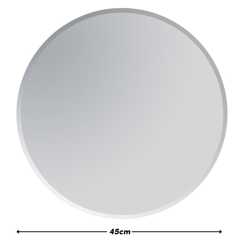 Janaye Round Mirror, 45cm H x 45cm W