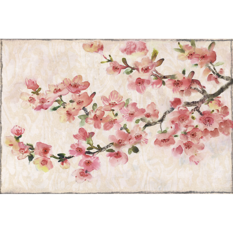 «Cherry Blossom Composition I» par Timothy O 'Toole, reproduction d'art sur toile, H 20 po x l 30 po x P 1 po, Papier