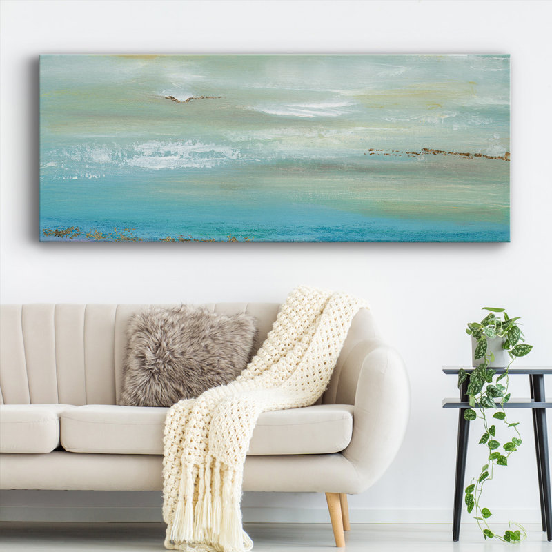 Horizon lointain sur toile