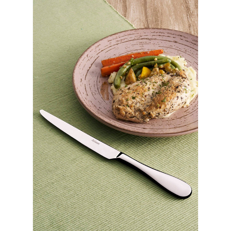 Couteau à dessert en acier inoxydable Clista | Argent | 8,3 po | Ensemble de 12