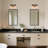Belser 2 - Light Dimmable Modern Black/Brass Vanity Light