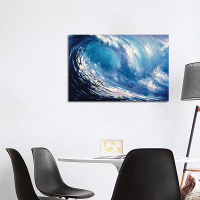 Wave by Bozhena Fuchs - Wrapped Canvas Print