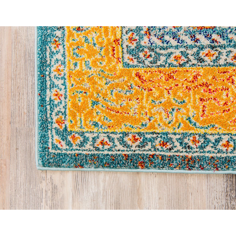 Abstract Indoor Rug, Runner 2' x 6'7"