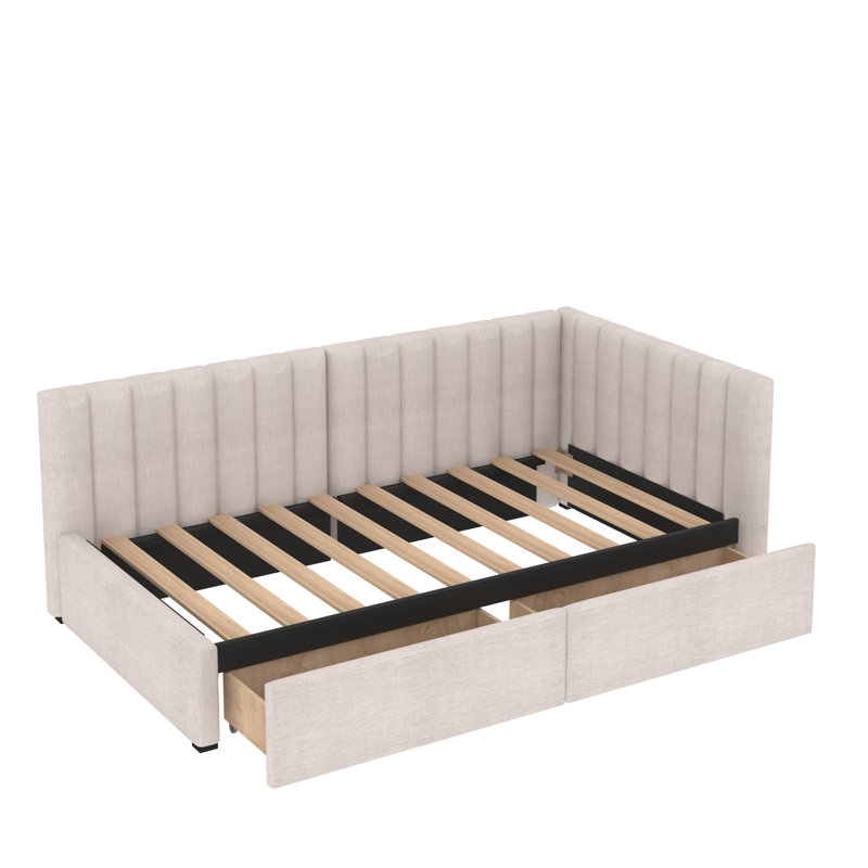 Jordyne Upholstered Daybed, Beige