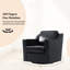 Bronnen Big And Wide Upholstered Cushion Swivel Armchair with Removable Back and Seat Cushion-679045632-679045633