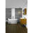Wave 57.63" x 26.25" x 24.81" Freestanding Solid Surface Soaker Tub-88894372-88894373
