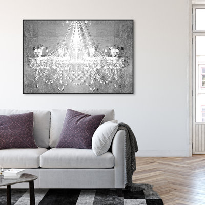 Dramatic Entrance " Fashion And Glam Dramatic Entrance Chrome, Modern & Contemporary Gray " by Oliver Gal