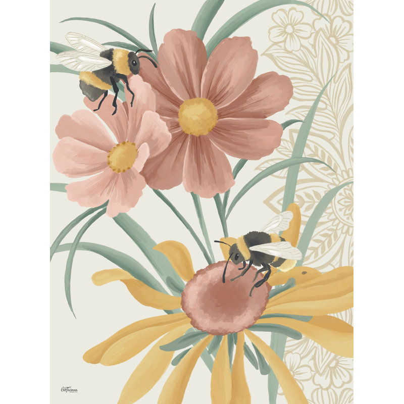 Busy Bees par Cat Thurman Designs, H 48 po x l 36 po