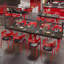 Table et chaises de style industriel-1028494087