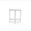 Table d'appoint ronde en HDPE de 18 po de diamètre x H 17 po, petite table de bout de patio résistante aux intempéries