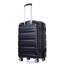 Ensemble de bagage de 5 pièces, ensemble de valises rigides extensibles avec verrou TSA pour roues rotatives, bagage à roulettes léger pour hommes et femmes Noir