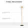 Saterfiel 160cm Gold/Black Standard Floor Lamp