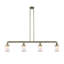 Luminaire suspendu linéaire à 4 lumières pour îlot de cuisine Madelyn-462145352-462145357-462145362