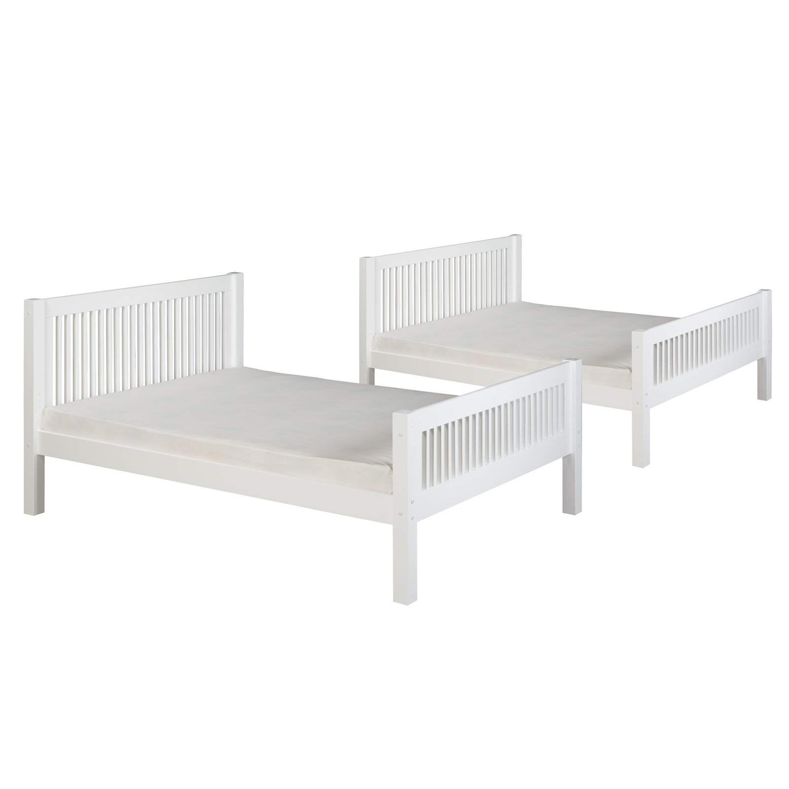 Friedemar Kids Full Over Full Bunk Bed, White