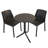 Round 2 - Person 61cm Long Dining Set-107203489