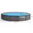Intex Greywood Prism Frame 12'x30" Round Above Ground Swimming Pool, Grey Design