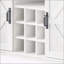 Armoire-bar 71 "avec support de rangement interne Farmhosue
