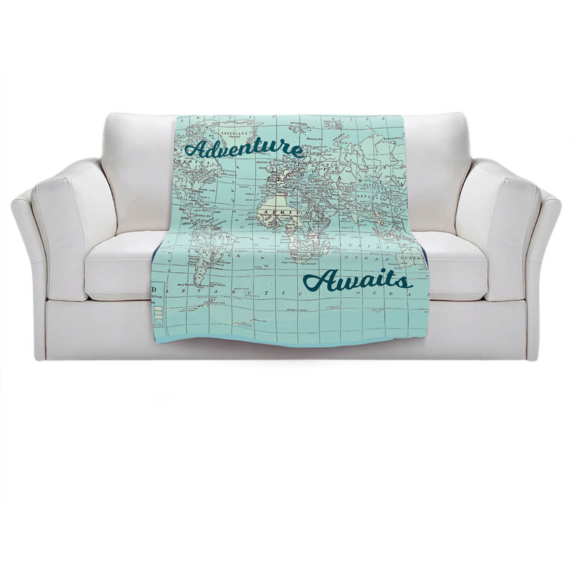 Couverture sherpa doux , 51 po x 60 po