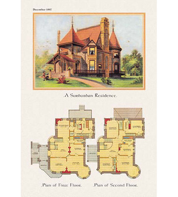 Reproduction d’art sur toile suburban