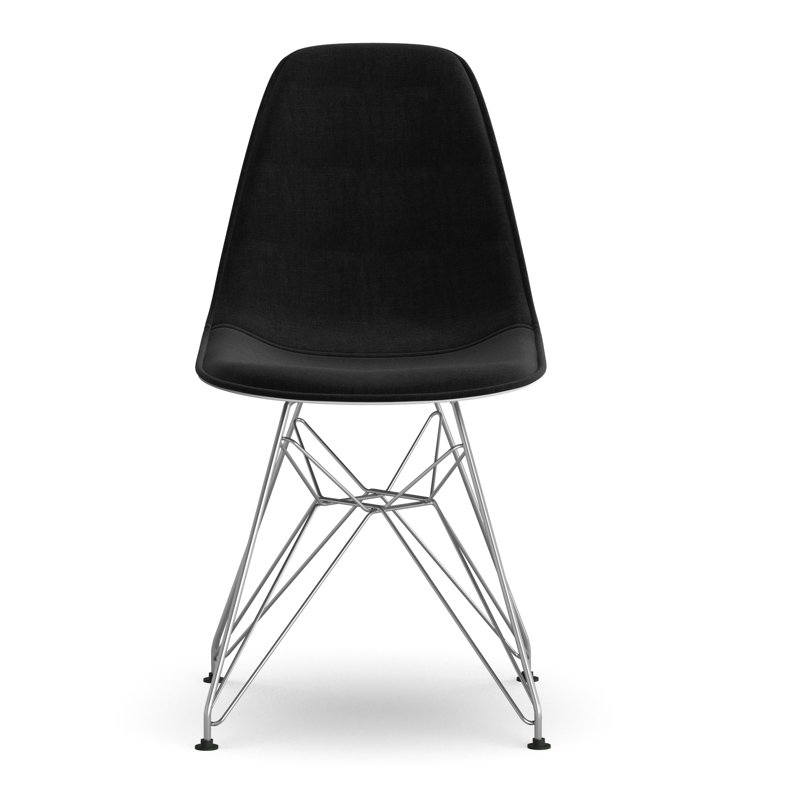 Ashford 18'' H Upholstered Side Chair, Black