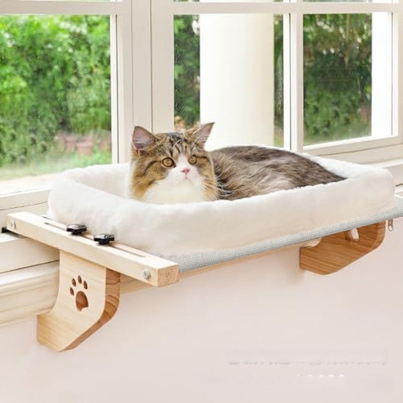 Wood Hammock Pet Bed