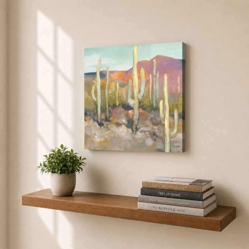 High Desert I par Julia Purinton - Impression sur toile, H 30 po x l 30 po