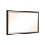 Miroir de salle de bain surdimensionné rectangulaire noir à DEL-672806663