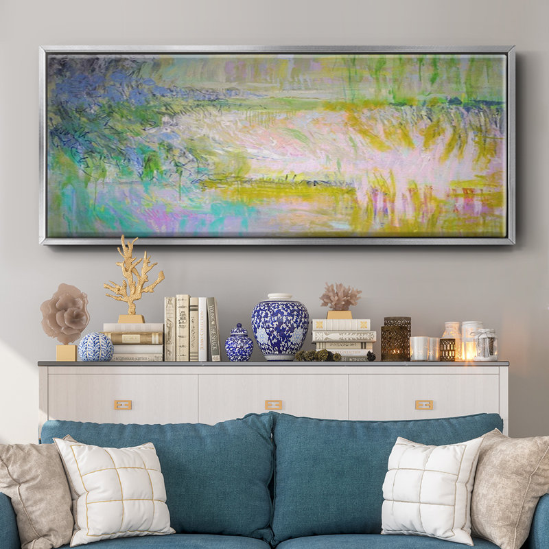 Etude- Framed Canvas, 20" H x 50" W