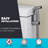 Elongated Hand Held Bidet with Faucet