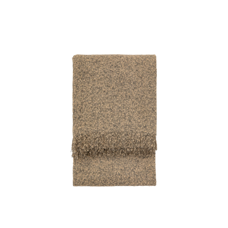 Aunaleigh Melange Acrylic 1300x1500mm Throw, Natural