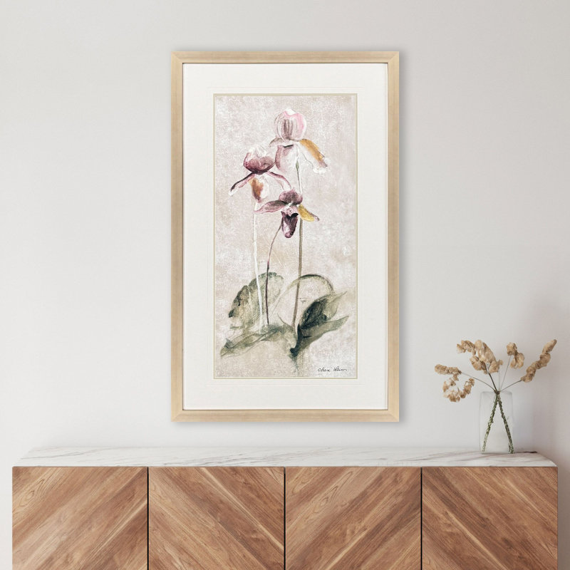 Orchidée mauve dansante II