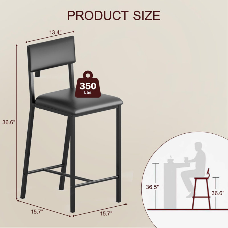 Dining Chairs Upholstered PU Dining Chairs Curved Backrest, Modern Dining Room Chairs Kitchen Chairs, 4