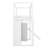 Twin Size Loft Bed With Wardrobe, Wood Loft Frame With Storage Shelves, Slide, Multifunctional Design And LED Light