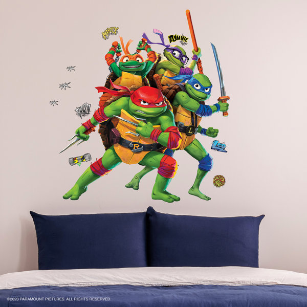 Ninja Turtles: Mutant Mayhem Birthday Door Poster, 27 x 60 Inches, 1 Count