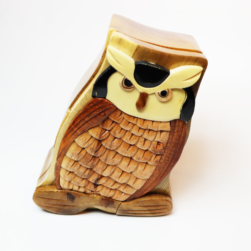 Boîte à puzzle Intarsia