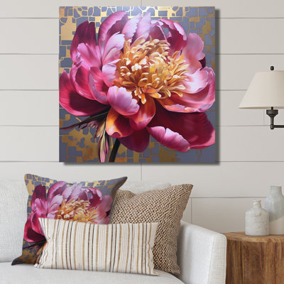 Pivoine rose captivante I