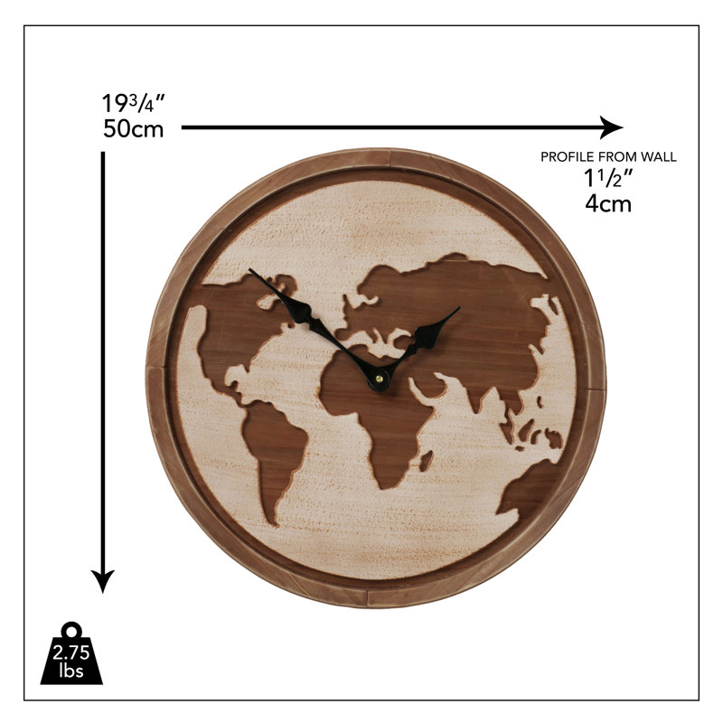 World Map Clock