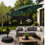 300 cm W X 300 cm D Cantilever Parasol with Crank Lift-270274073