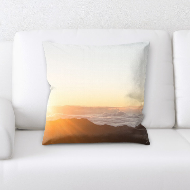 Illuminated Microsuede Reversible Throw Pillow