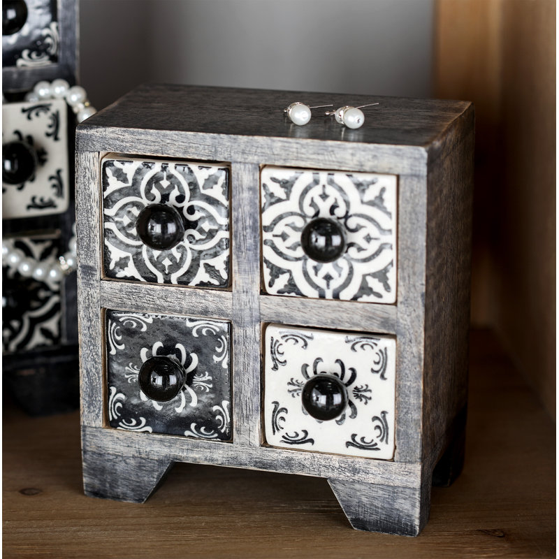 Boîte à bijoux Dereona, Noir