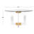 Ravello Round Glass Top Dining Table-668794747