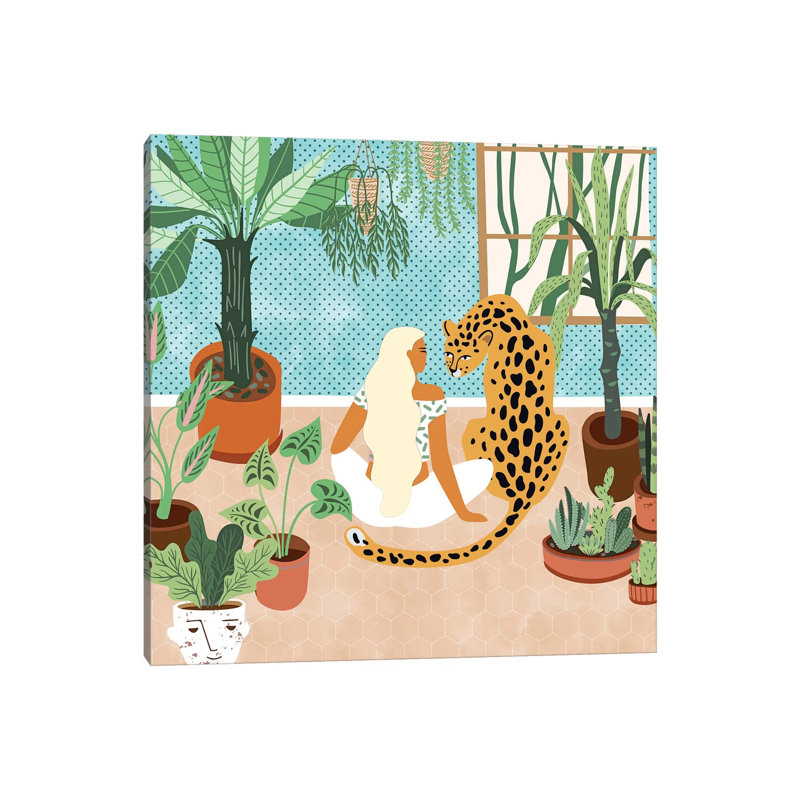 Urban Jungle - Wrapped Canvas Print, 93.98 cm H x 93.98 cm W x 1.91 cm D