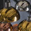 Camello 7 - Light Metal Cluster Pendant