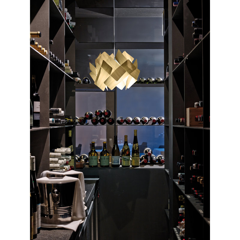 1 - Light Pendant, Gray, E26 Base, Matte Black